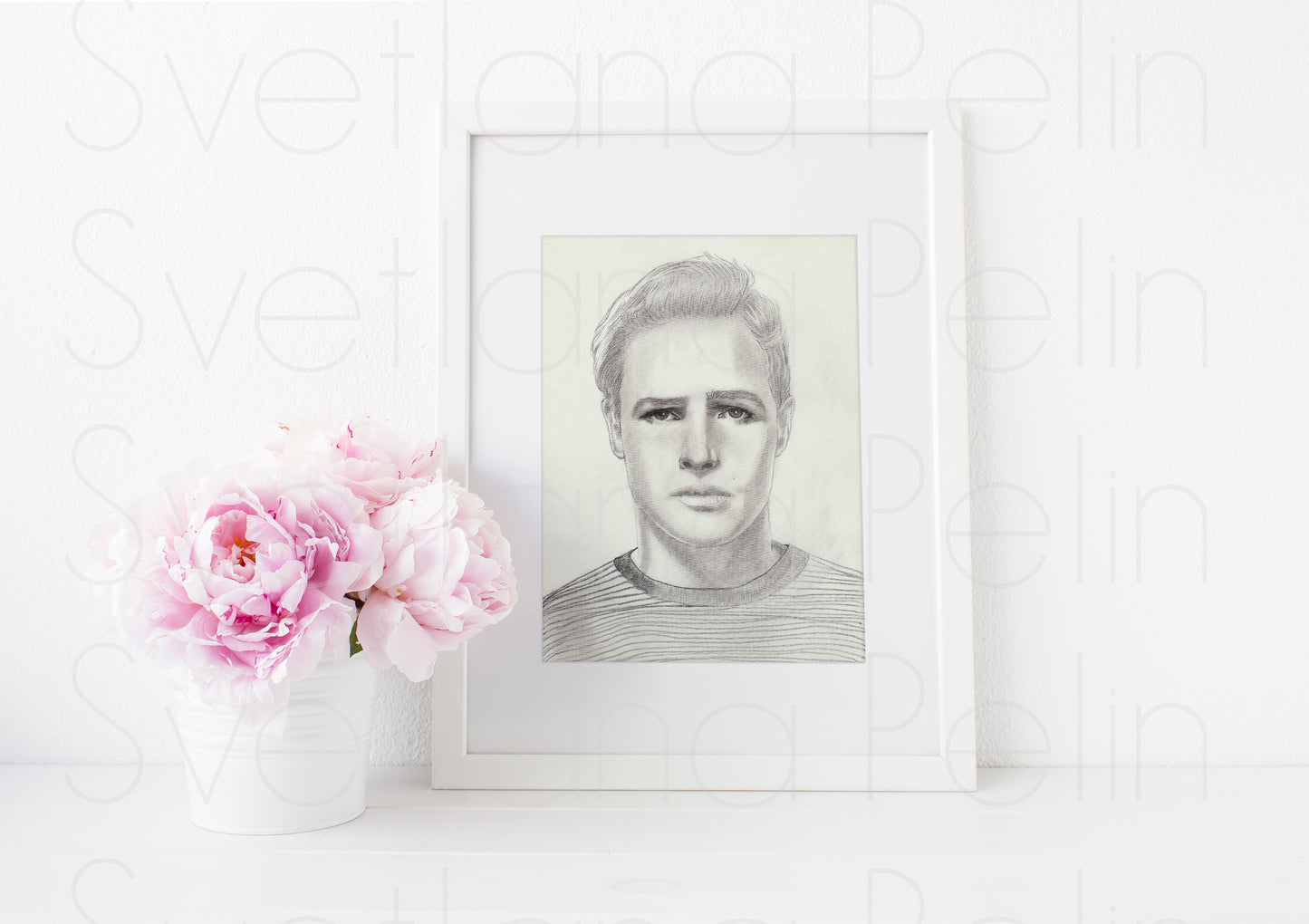 Marlon Brando, ART PRINT Signed by Artist