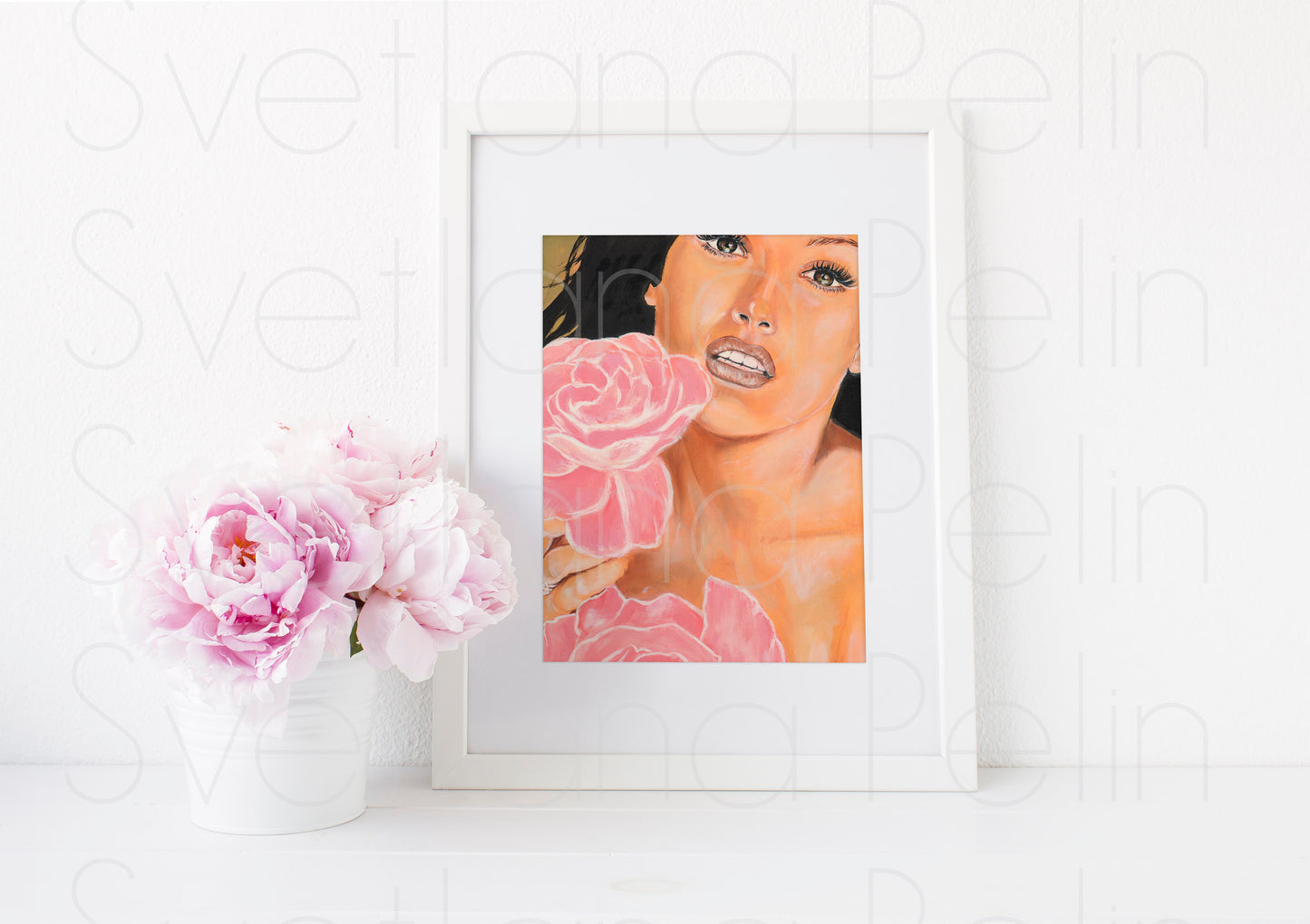Salma Hayek, ART PRINT Signed by Artist