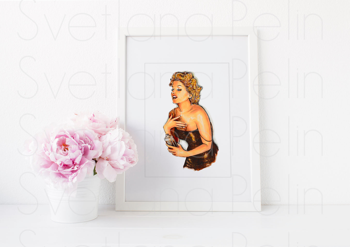 Marilyn Monroe, Ed Feingersh, ART PRINT Signed by Artist