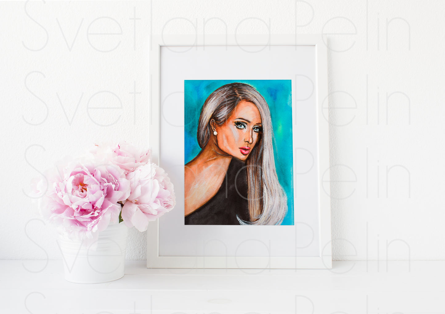 Paris Hilton, ART PRINT Signed by Artist