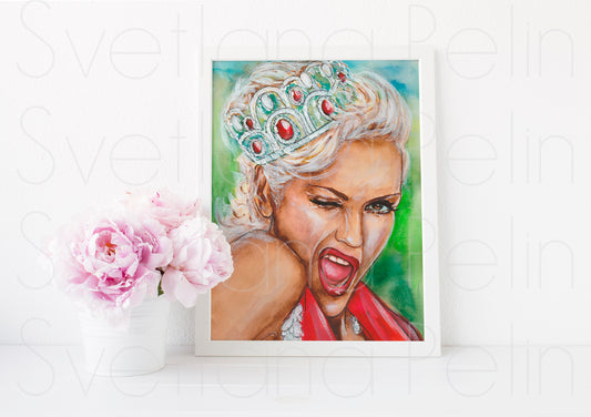 Gwen, ART PRINT Signed by Artist