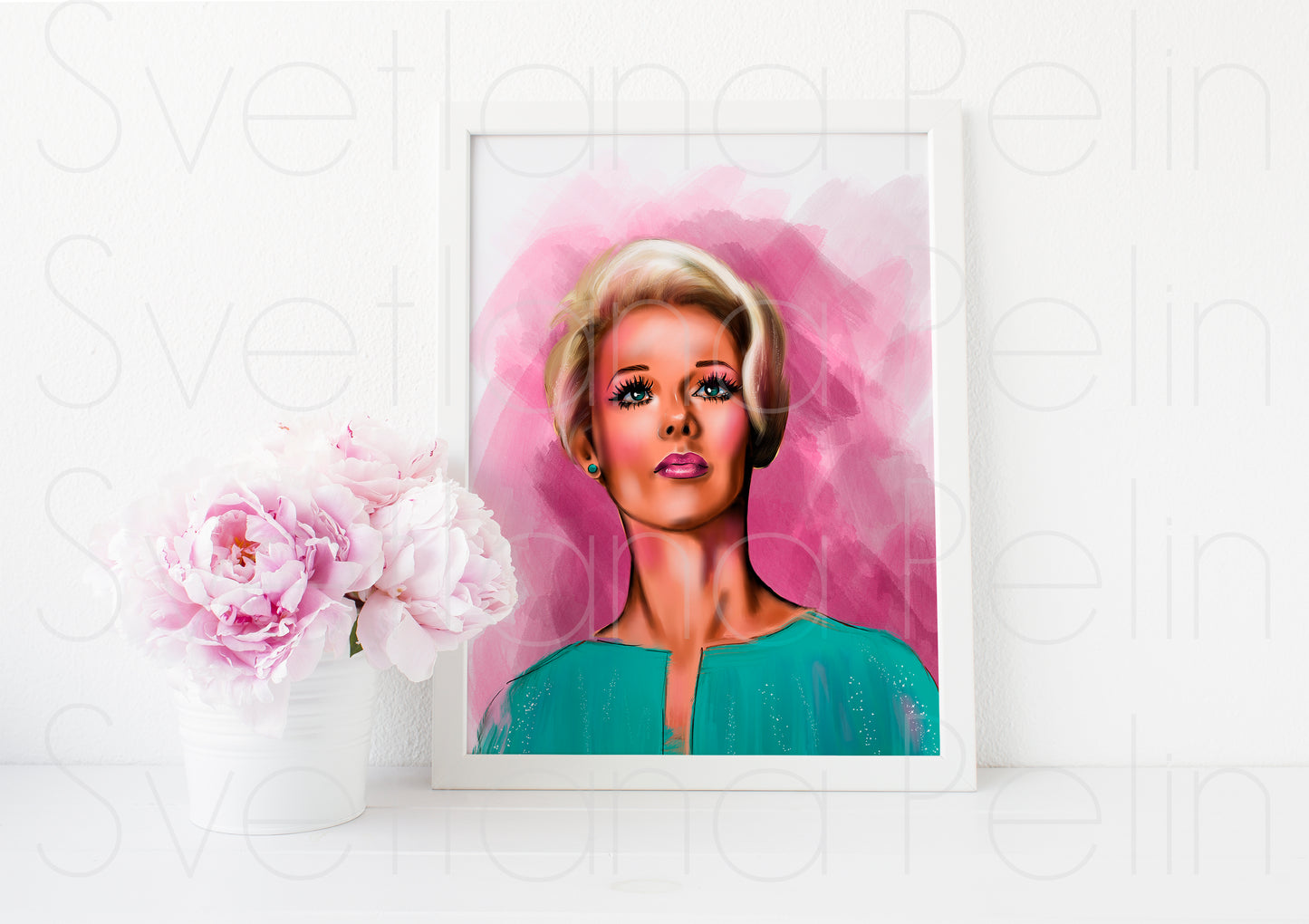 Tippi Hedren, ART PRINT Signed by Artist