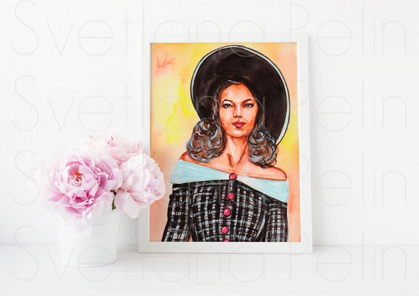Fran Drescher, ART PRINT Signed by Artist
