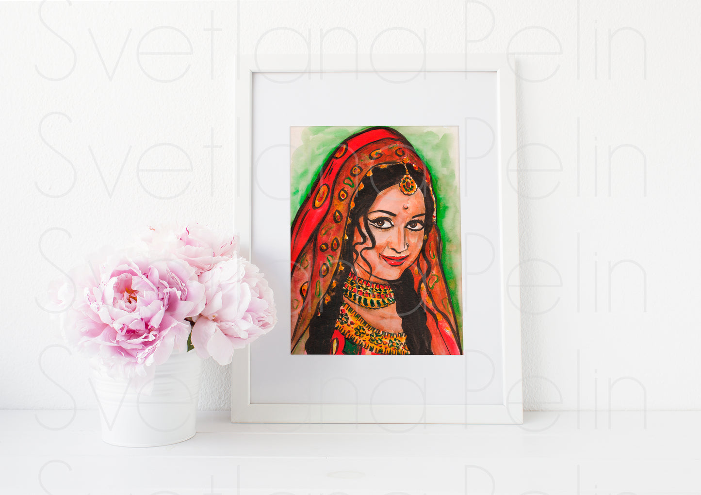 Hema Malini, ART PRINT Signed by Artist