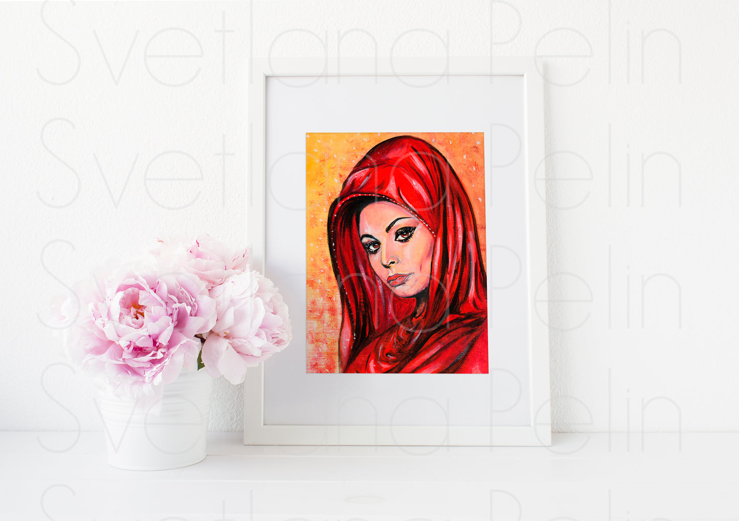 Sophia Loren, ART PRINT Signed by Artist