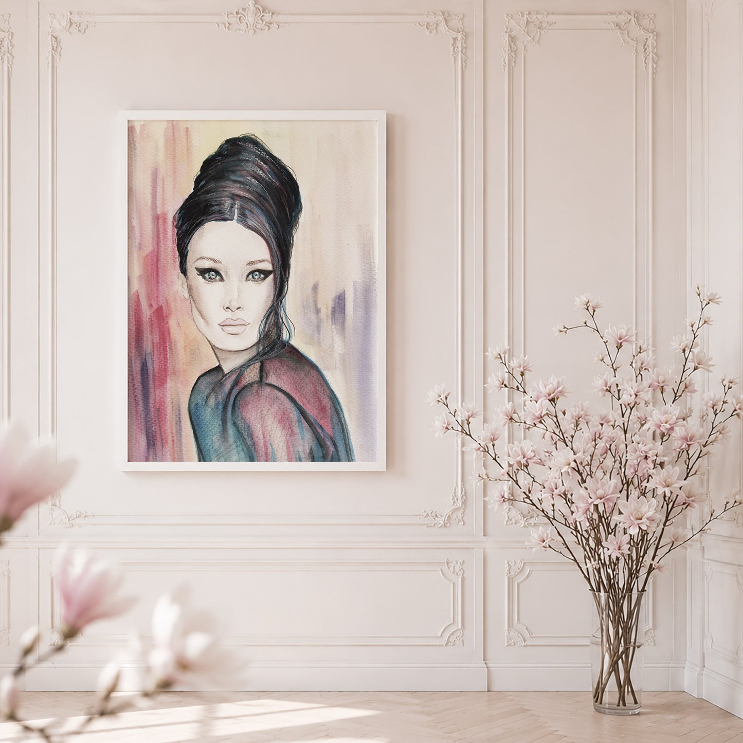 Carla Bruni. Museum Framed Print