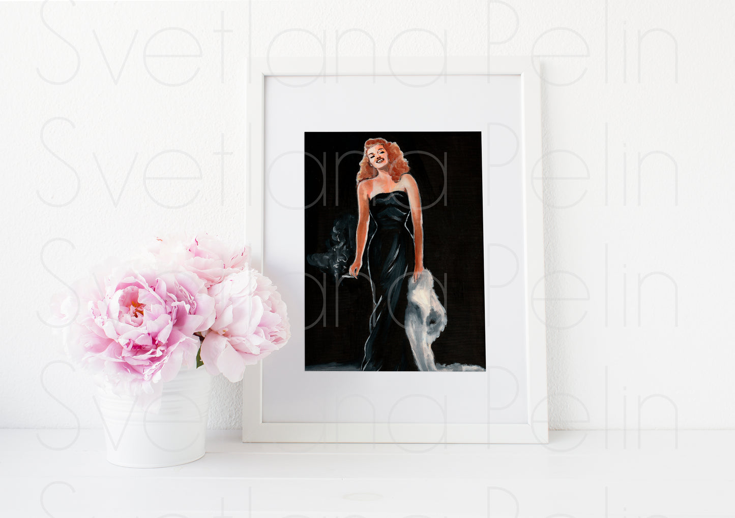 Rita Hayworth, Gilda, ART PRINT Signed by Artist