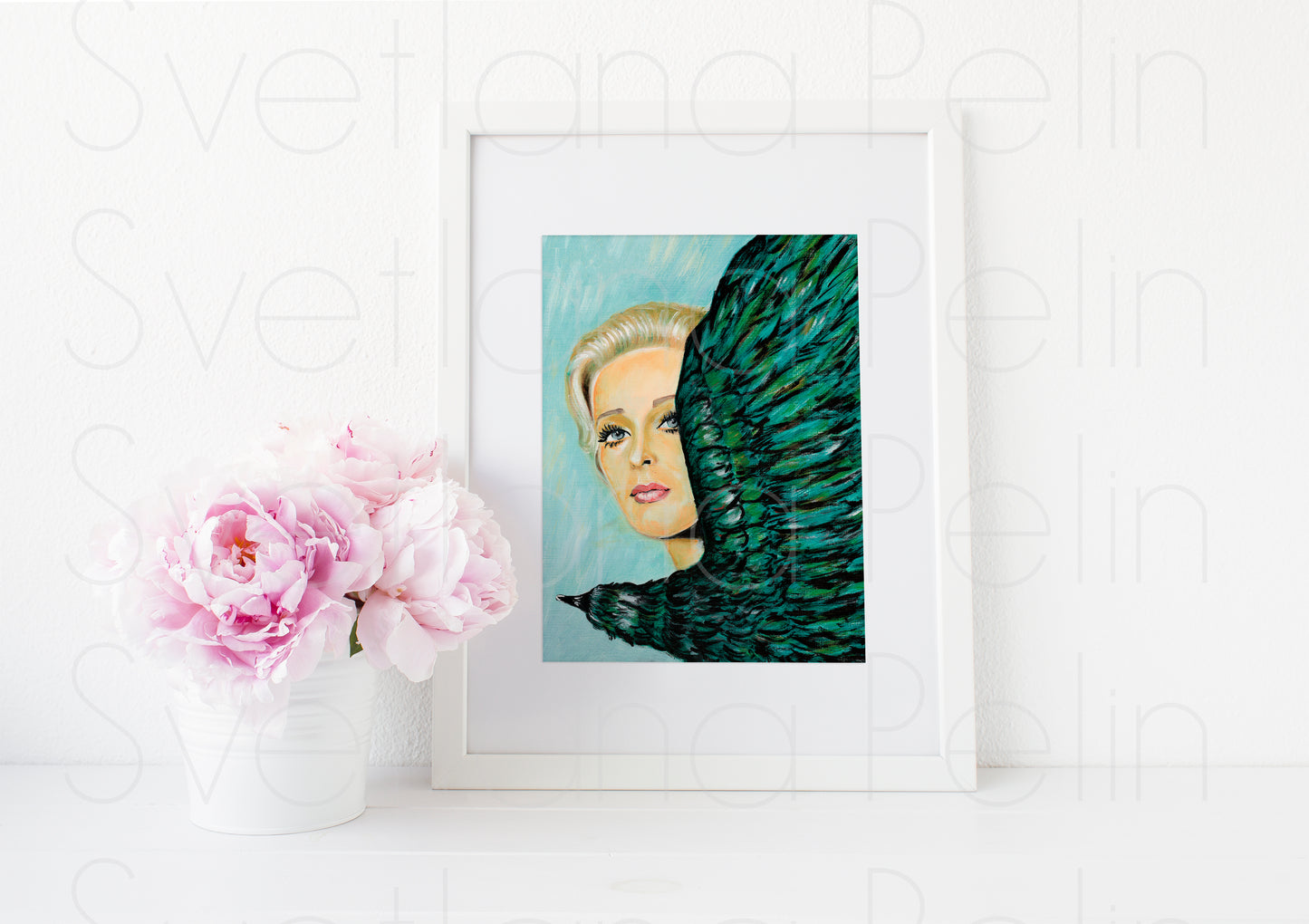 Tippi Hedren, ART PRINT Signed by Artist