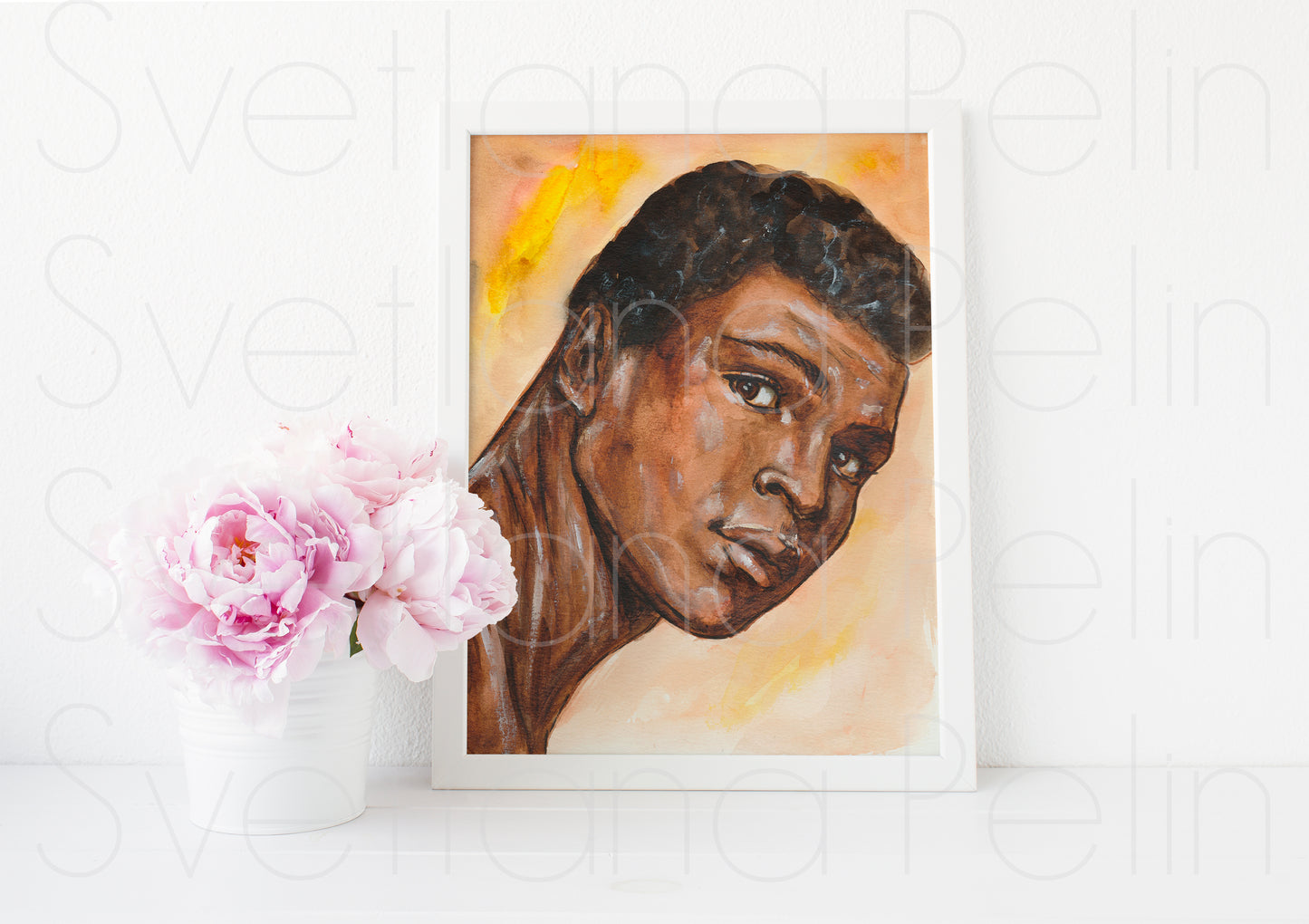 Muhammad Ali, ART PRINT Signed by Artist