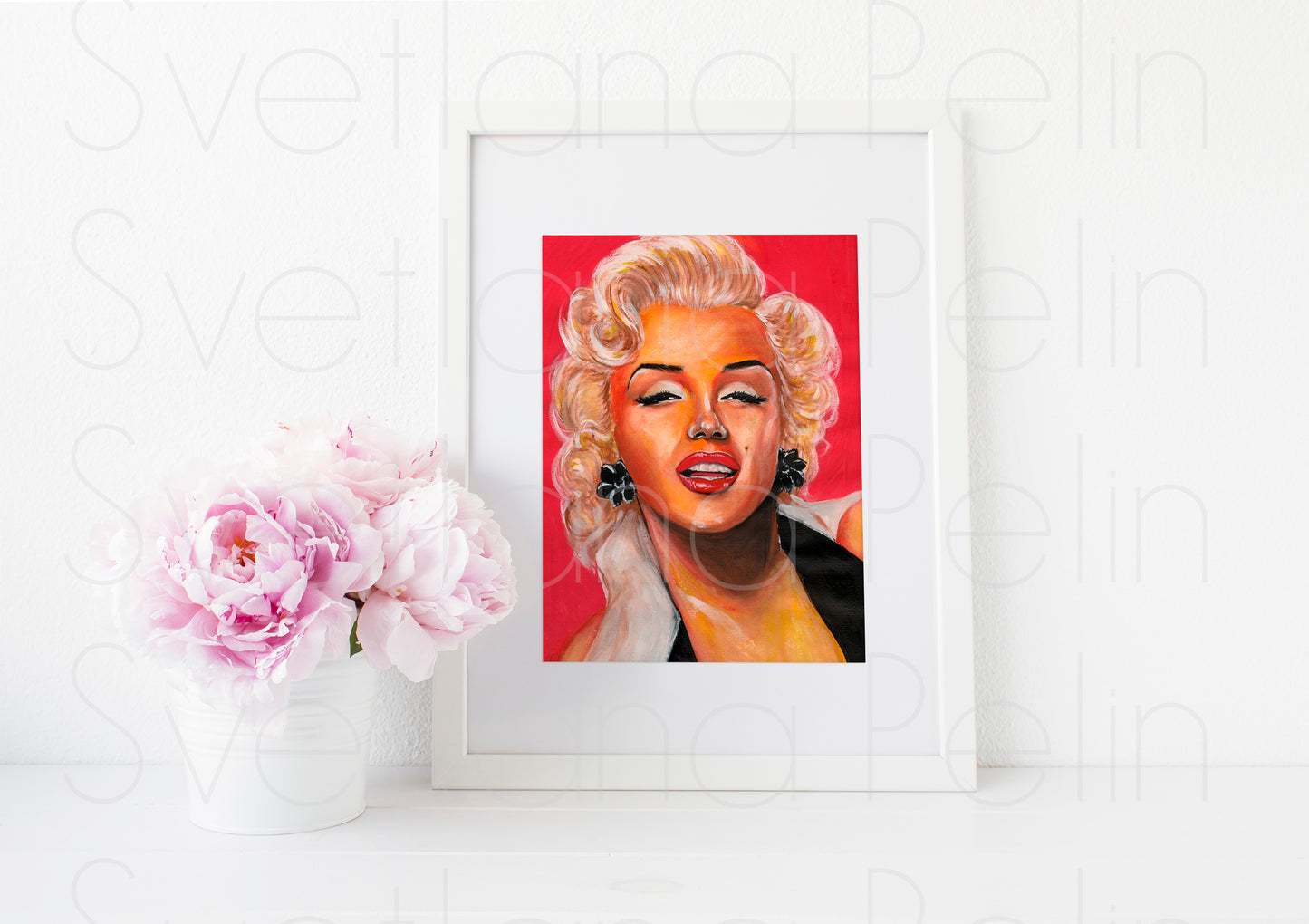 Marilyn Monroe, Gene Korman, ART PRINT Signed by Artist