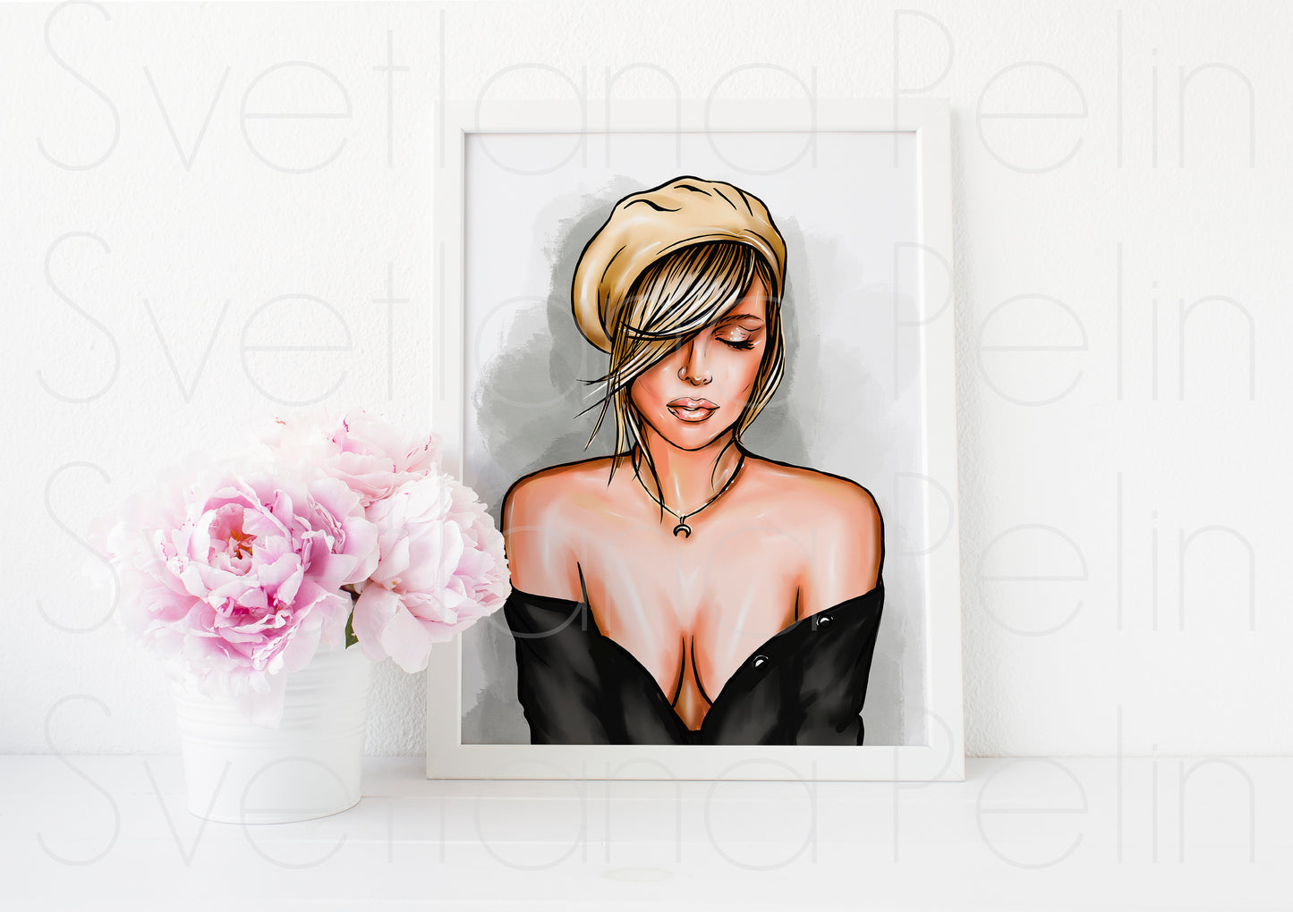 Charlize Theron, ART PRINT Signed by Artist