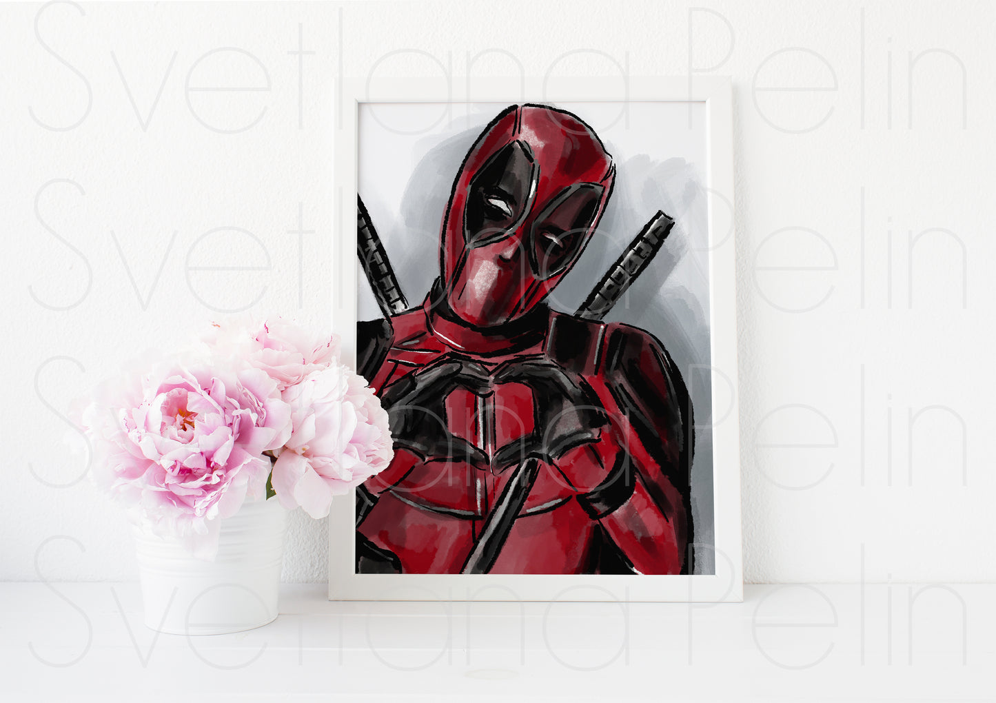 Ryan Reynolds, ART PRINT Signed by Artist