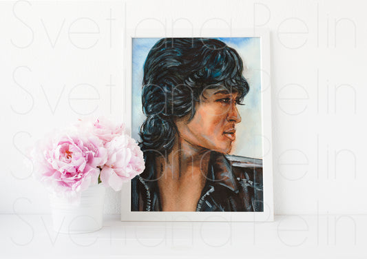 Viktor Tsoi, ART PRINT Signed by Artist