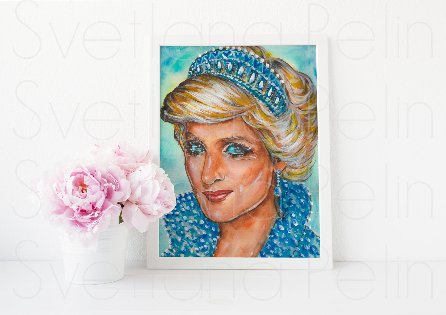 Lady Di, Diana Spencer, ART PRINT Signed by Artist