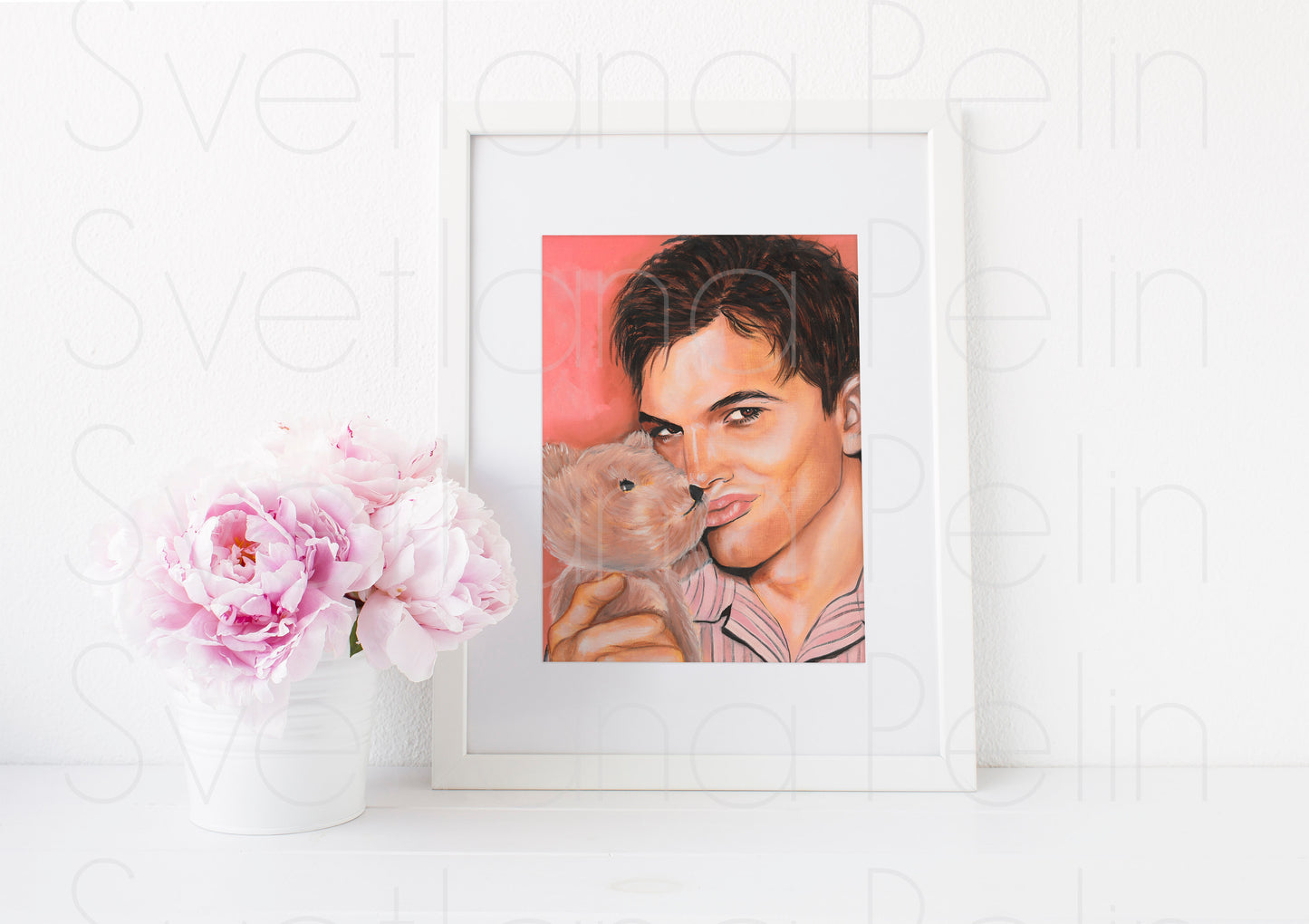 Ashton Kutcher, ART PRINT Signed by Artist