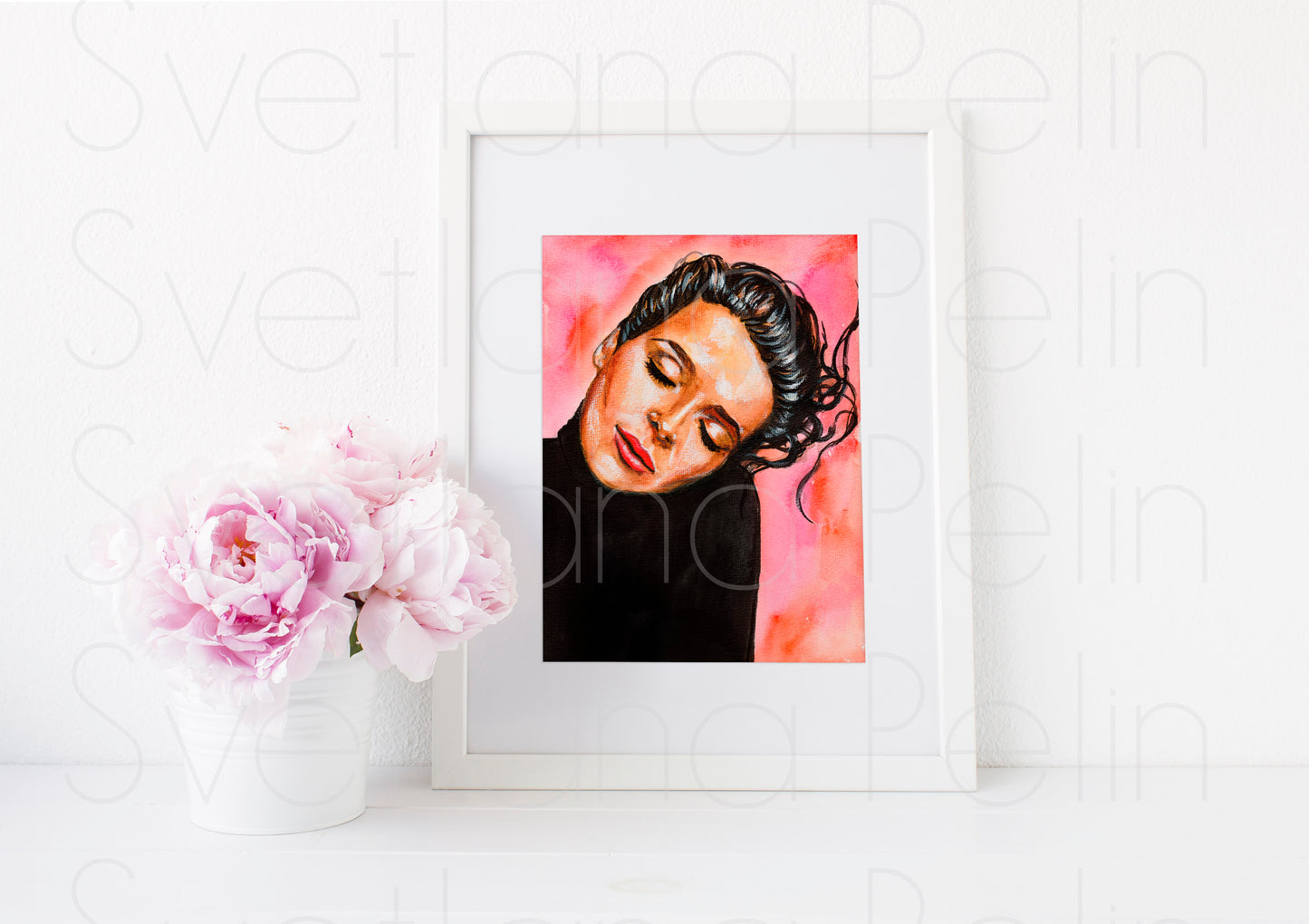 Juliette Binoche, ART PRINT Signed by Artist