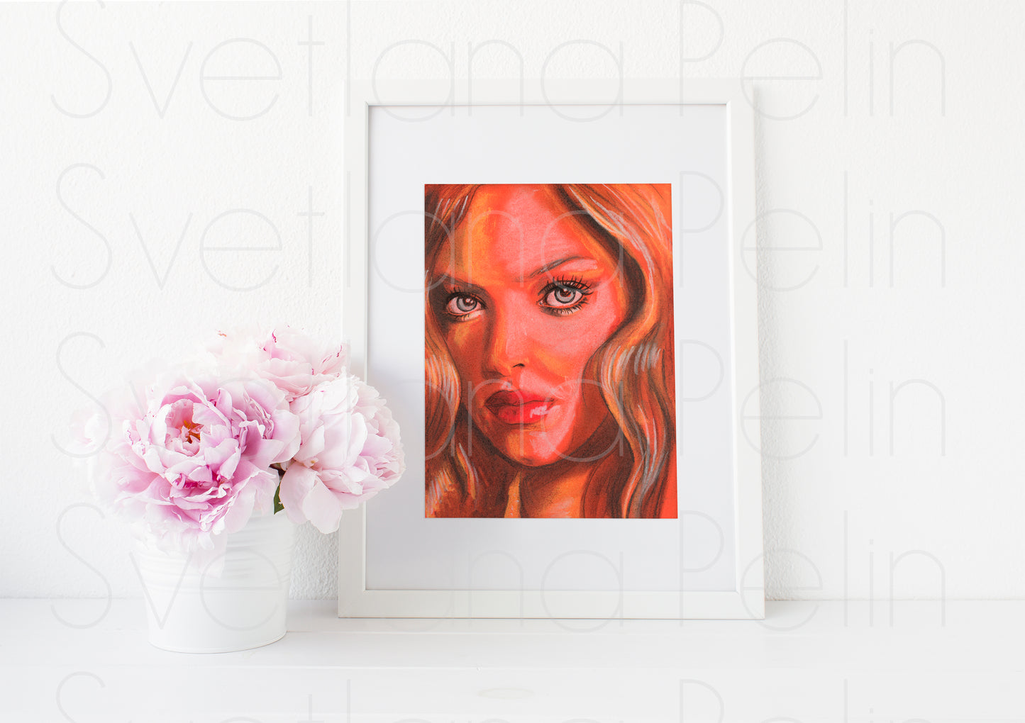 Amanda Seyfried, ART PRINT Signed by Artist