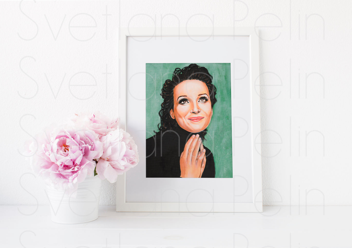 Juliette Binoche, ART PRINT Signed by Artist