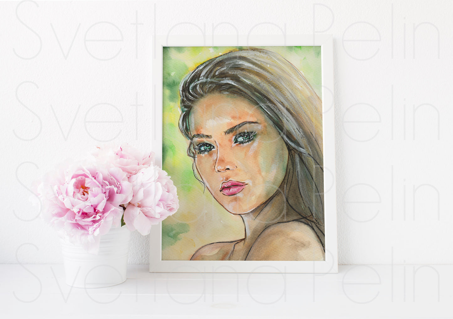 Ornella Muti, ART PRINT Signed by Artist
