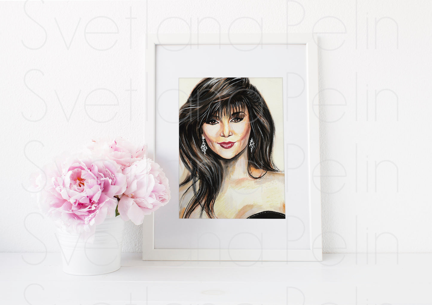Victoria Principal, ART PRINT Signed by Artist