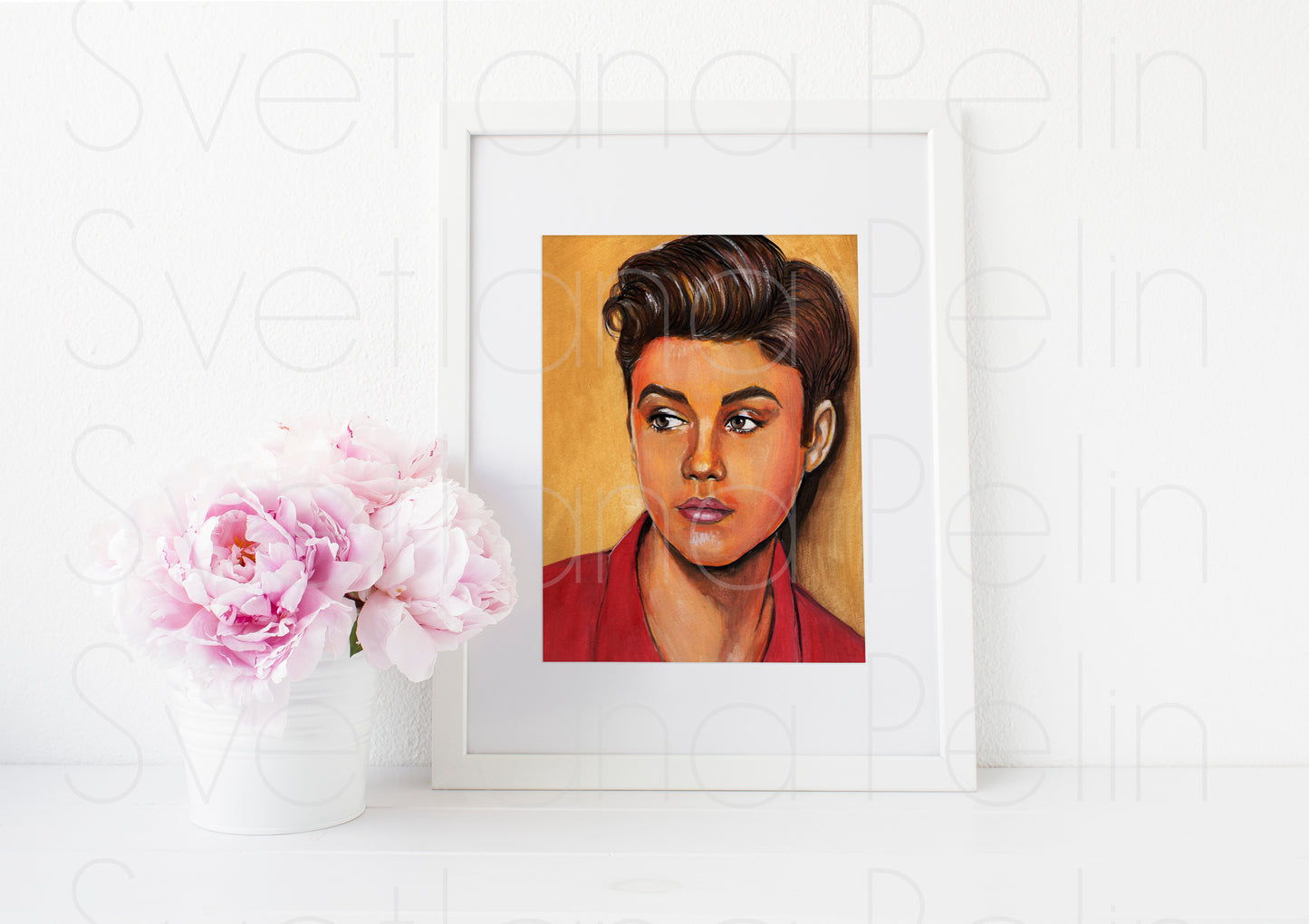 Justin, ART PRINT Signed by Artist