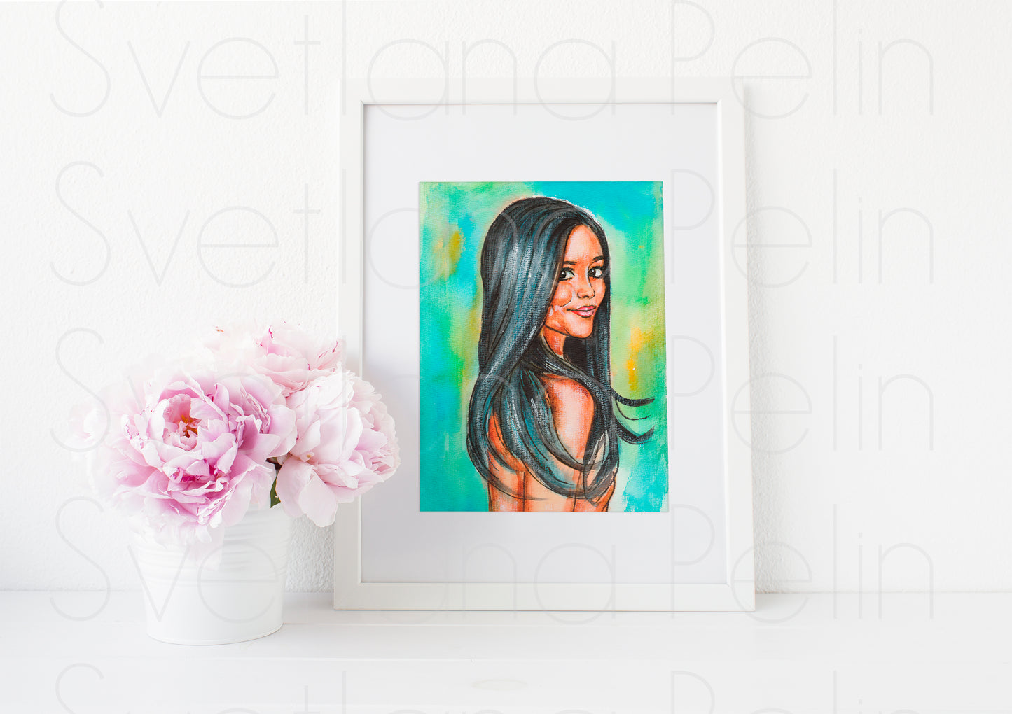 Jenna Ortega, ART PRINT Signed by Artist