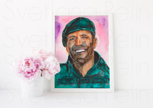 Jason Statham, ART PRINT Signed by Artist