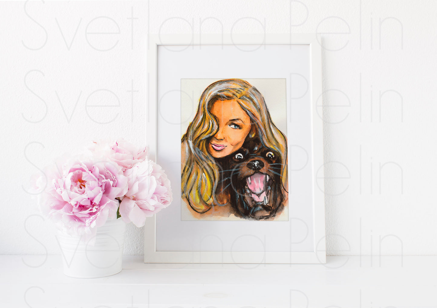 Veronica Lake, ART PRINT Signed by Artist