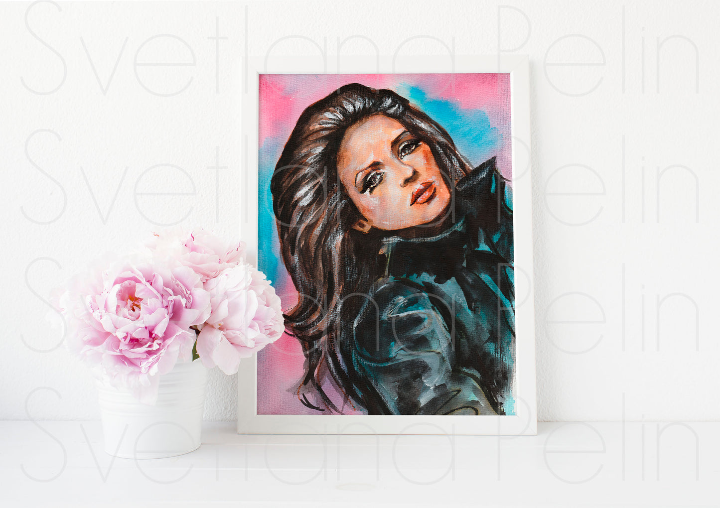 Gia Carangi, ART PRINT Signed by Artist