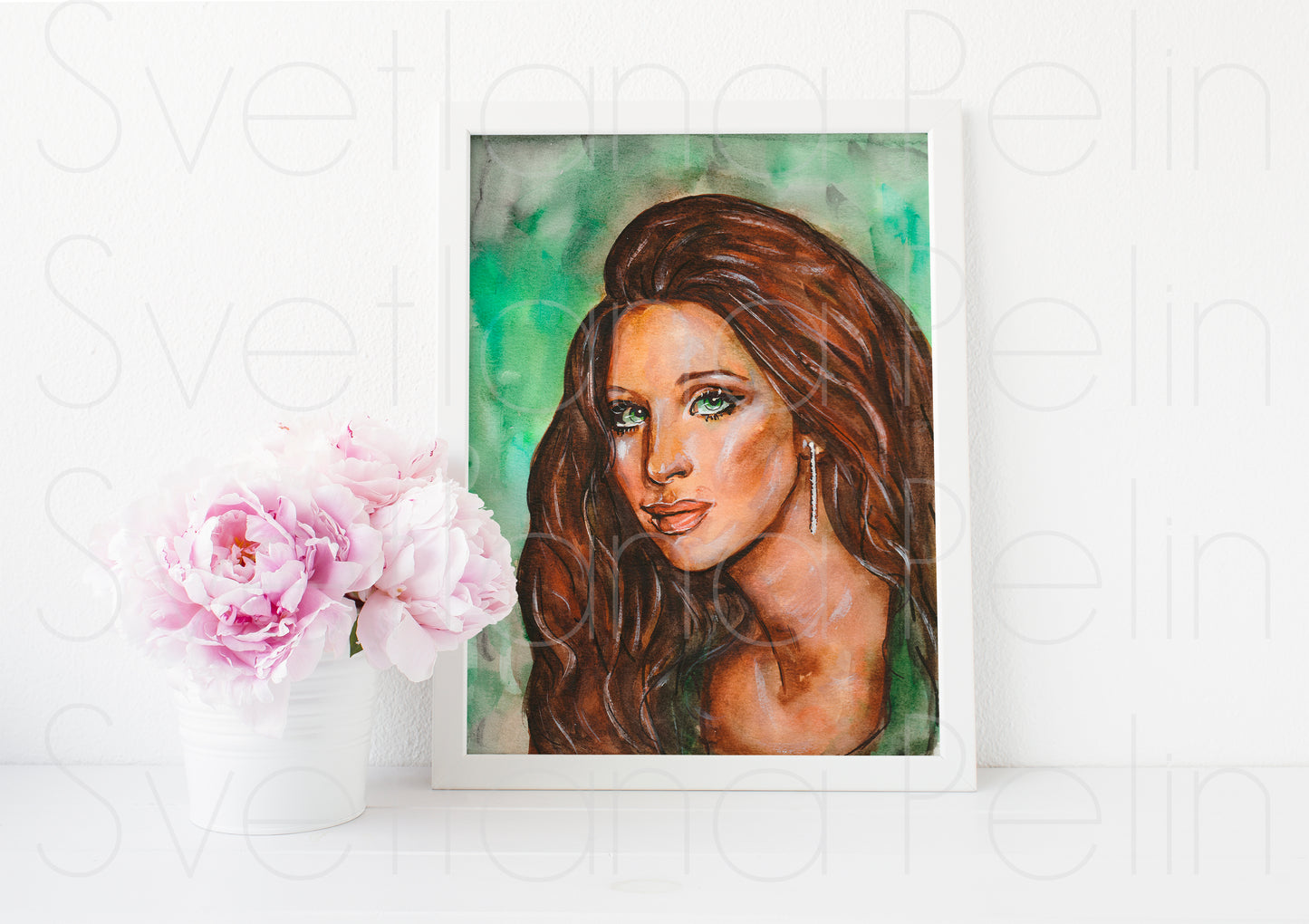 Barbra, BS, ART PRINT Signed by Artist