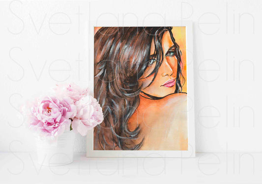 Natalia Oreiro, ART PRINT Signed by Artist
