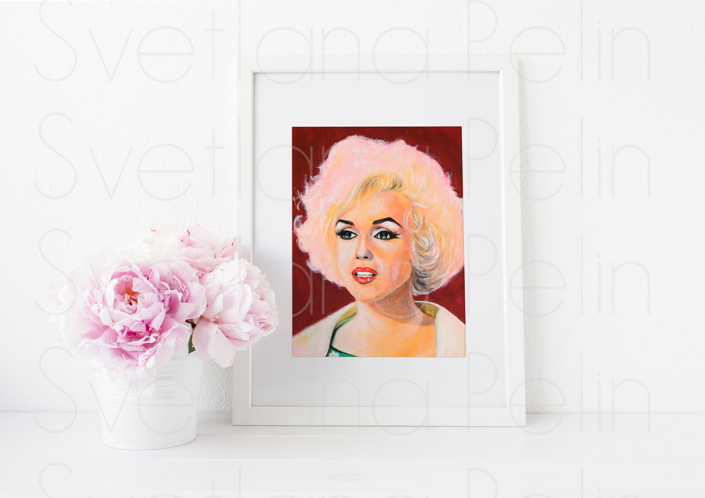 Marilyn Monroe, Something's Got to Give, SGTG, ART PRINT Signed by Artist