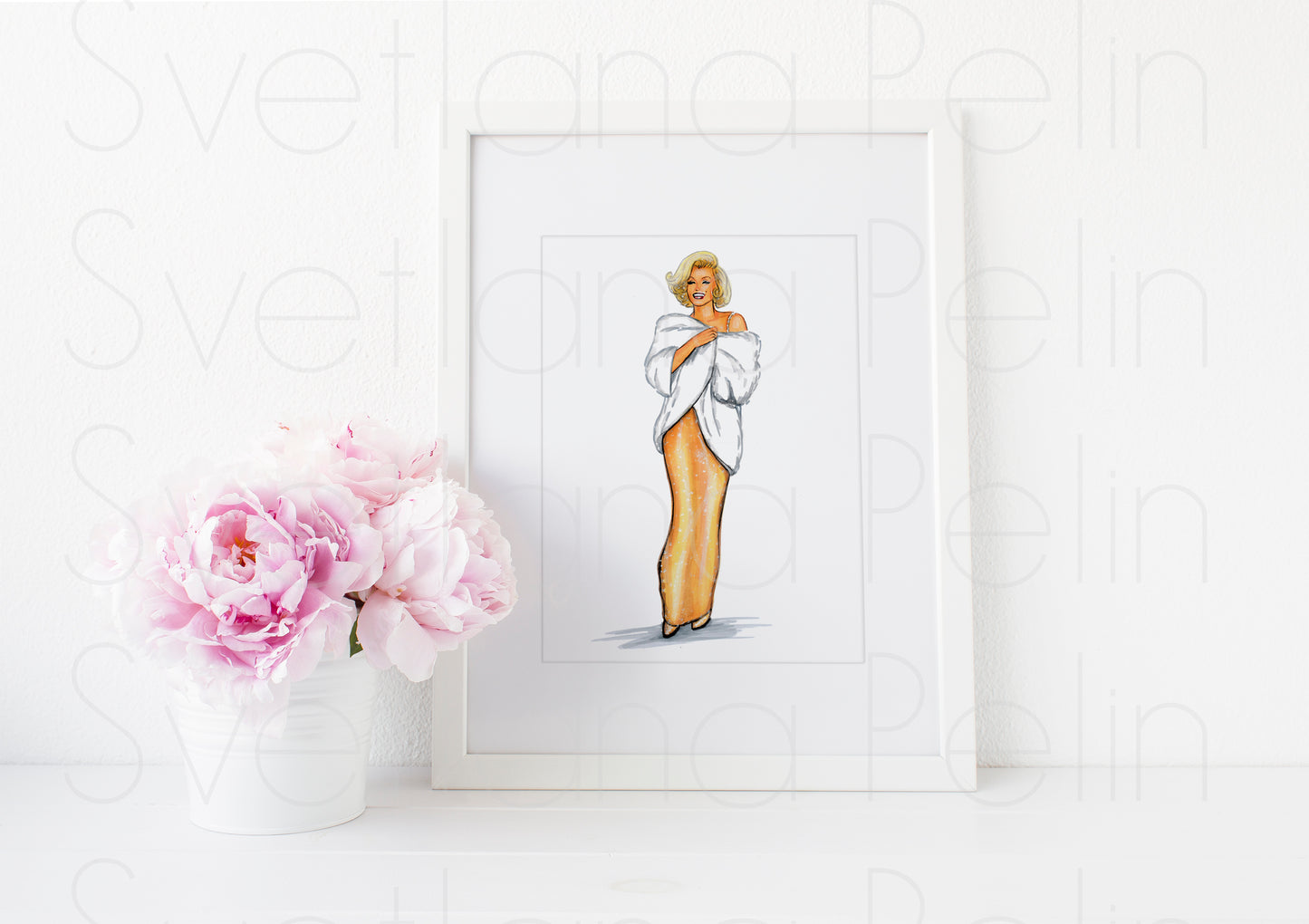 Marilyn Monroe, Happy Birthday Mr President, ART PRINT Signed by Artist