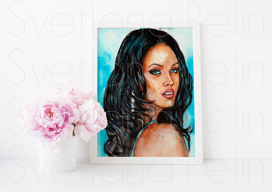 Megan Fox, ART PRINT Signed by Artist