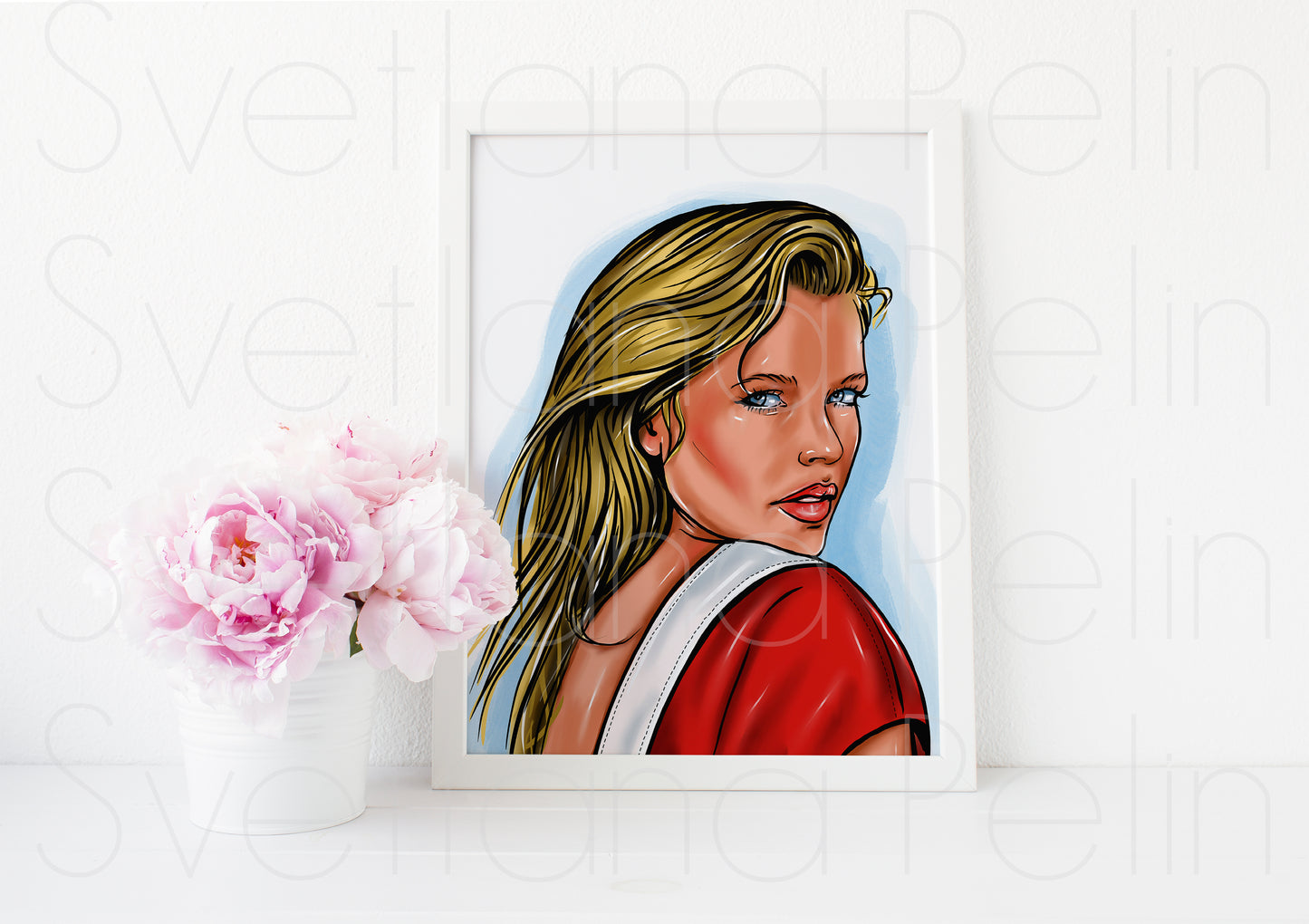 Kim Basinger, ART PRINT Signed by Artist