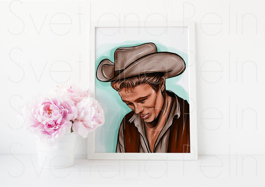 James, JD, ART PRINT Signed by Artist