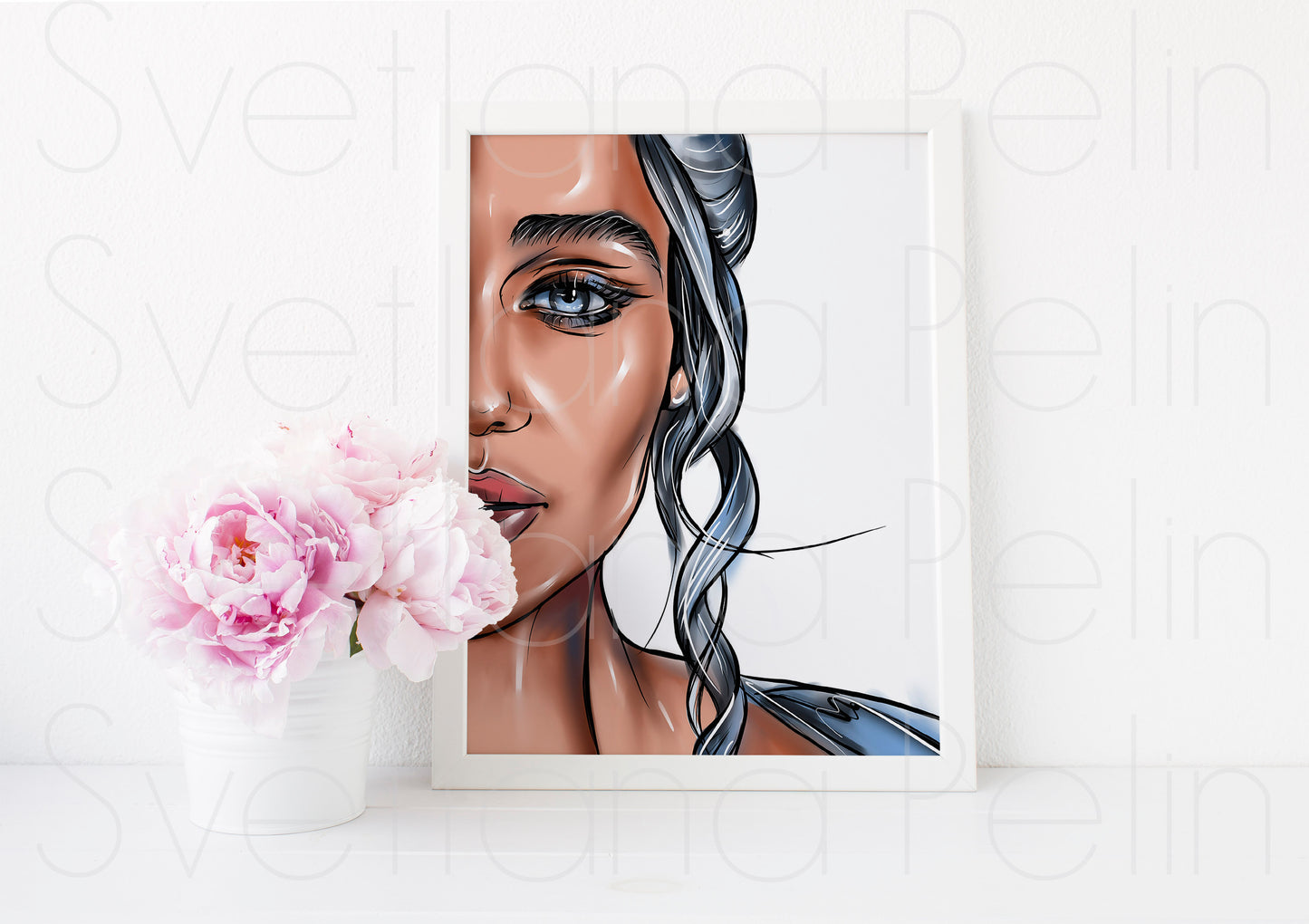 Emilia Clarke, ART PRINT Signed by Artist