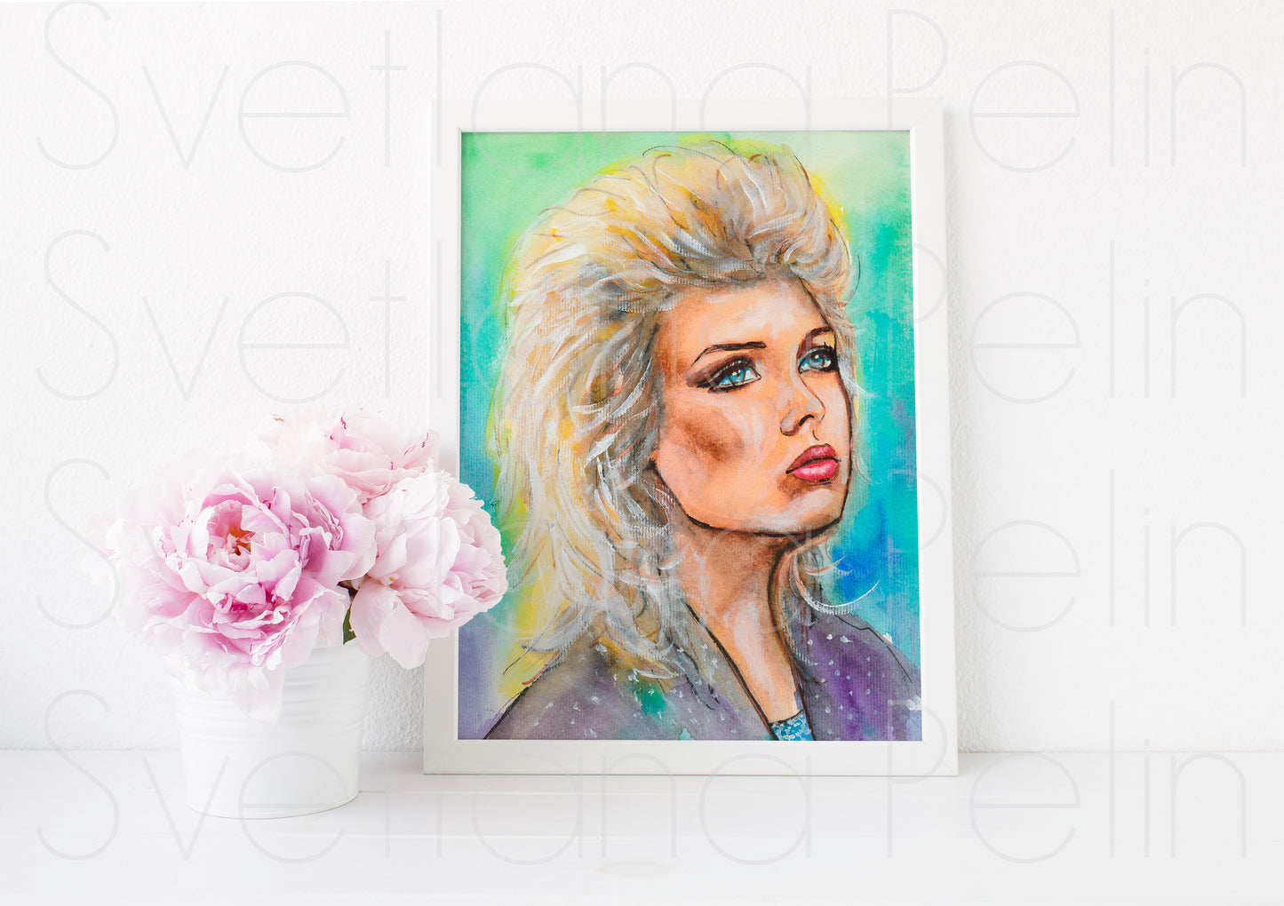 Kim Wilde, KW, ART PRINT Signed by Artist