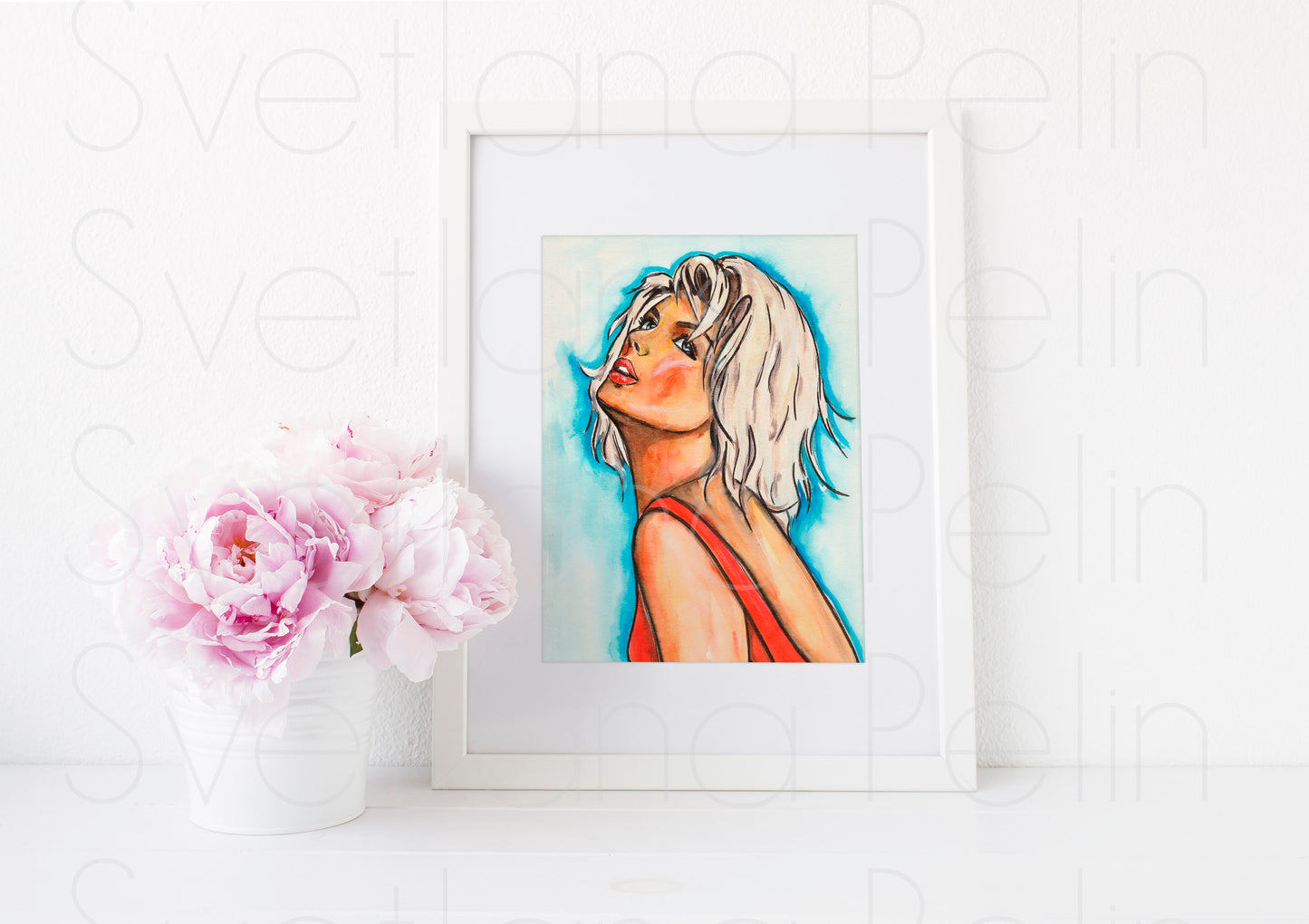 Kim Wilde, KW, ART PRINT Signed by Artist