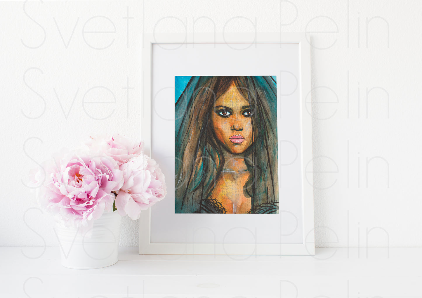 Jenna Ortega, ART PRINT Signed by Artist