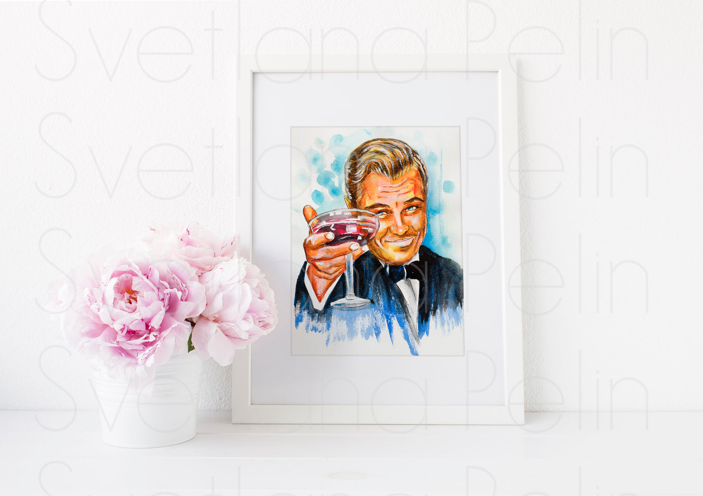 Leonardo DiCaprio, ART PRINT Signed by Artist