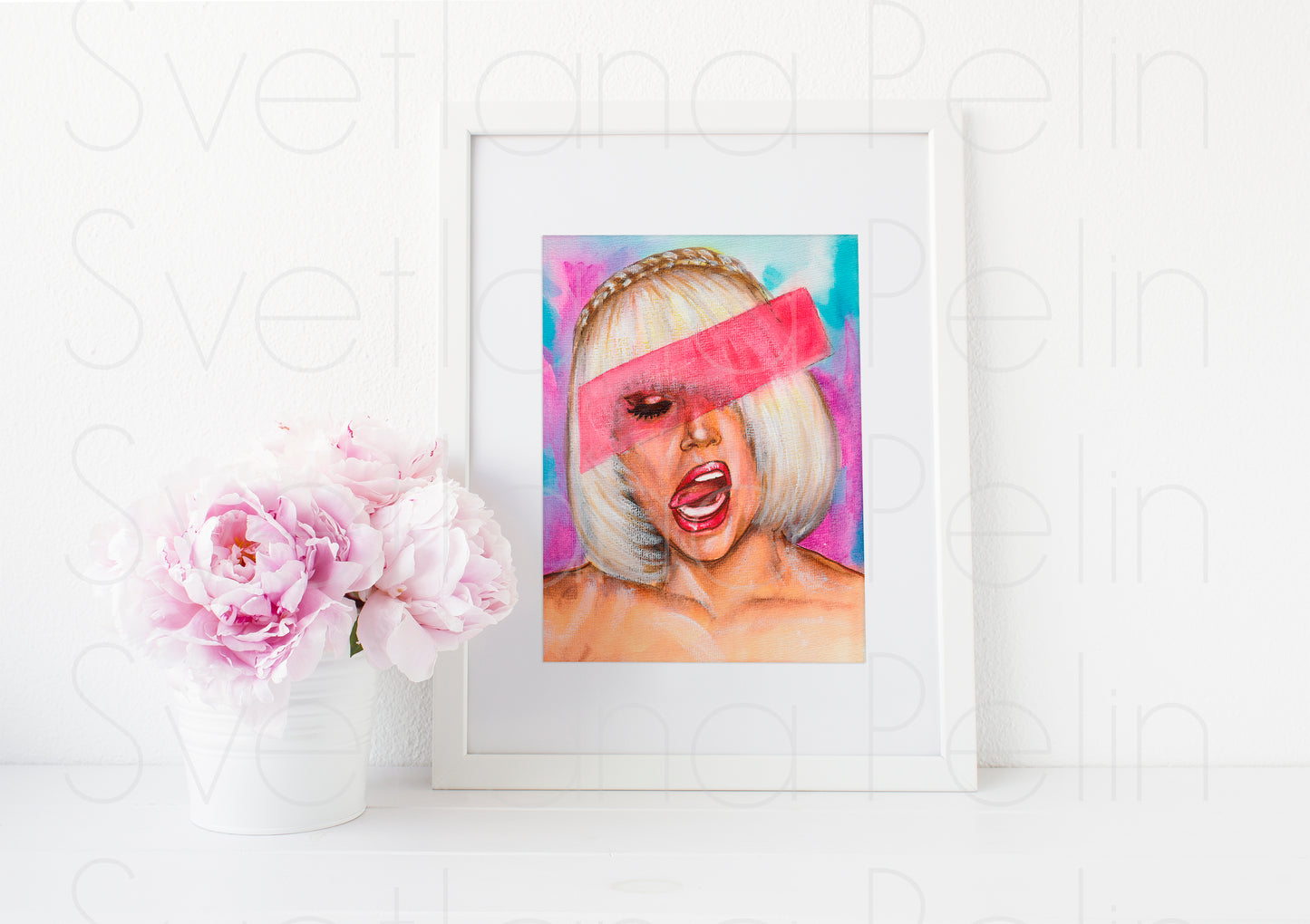 Gaga, ART PRINT Signed by Artist