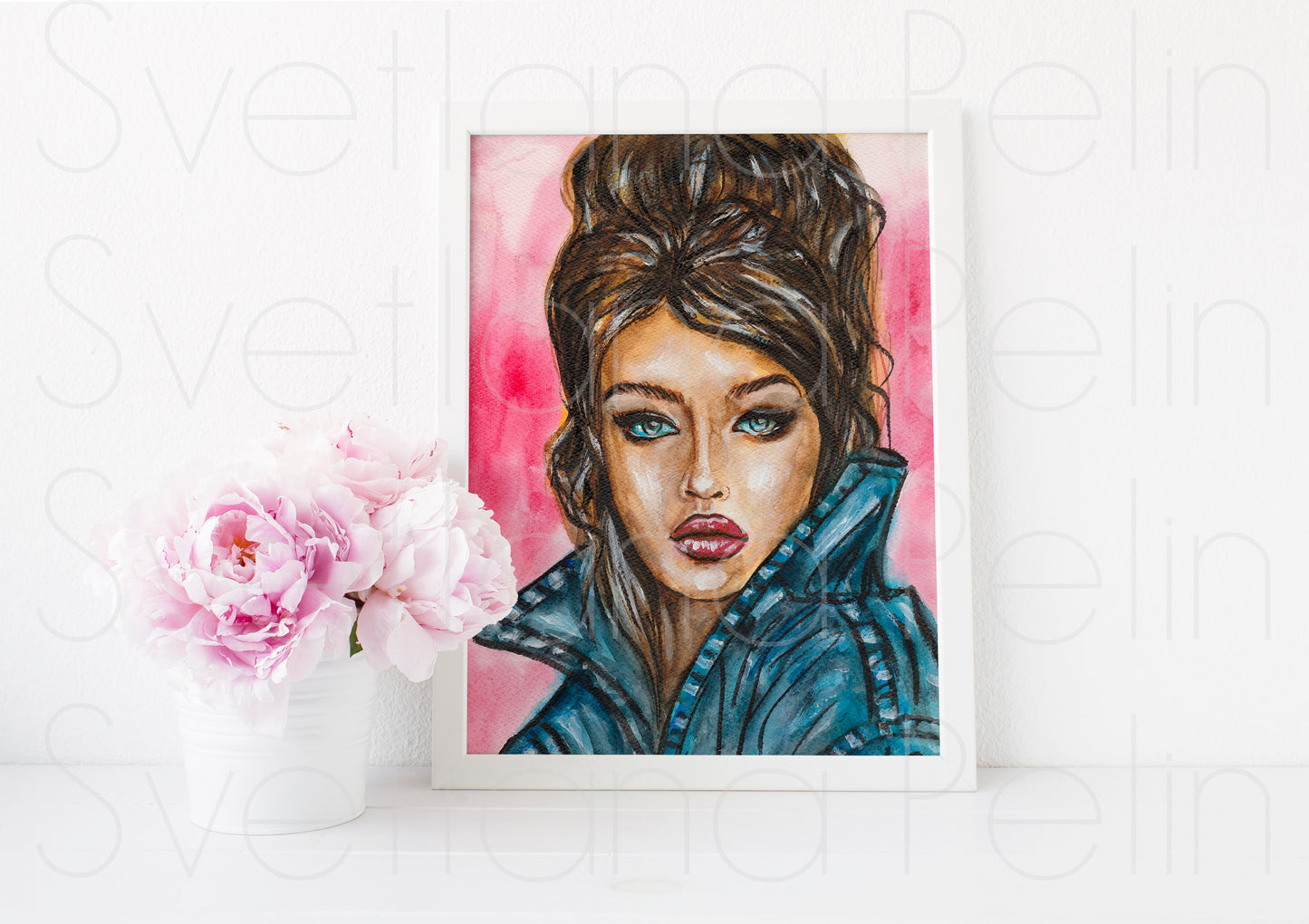 Gigi Hadid, ART PRINT Signed by Artist