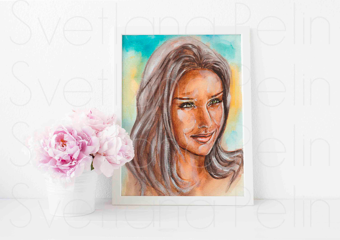 Claire Forlani, ART PRINT Signed by Artist