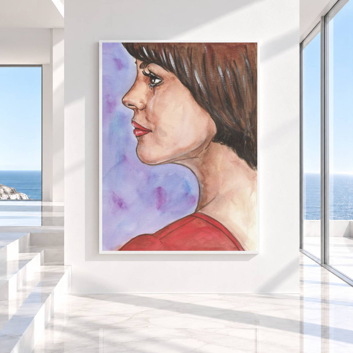 Mireille Mathieu | Framed Fine Art Print