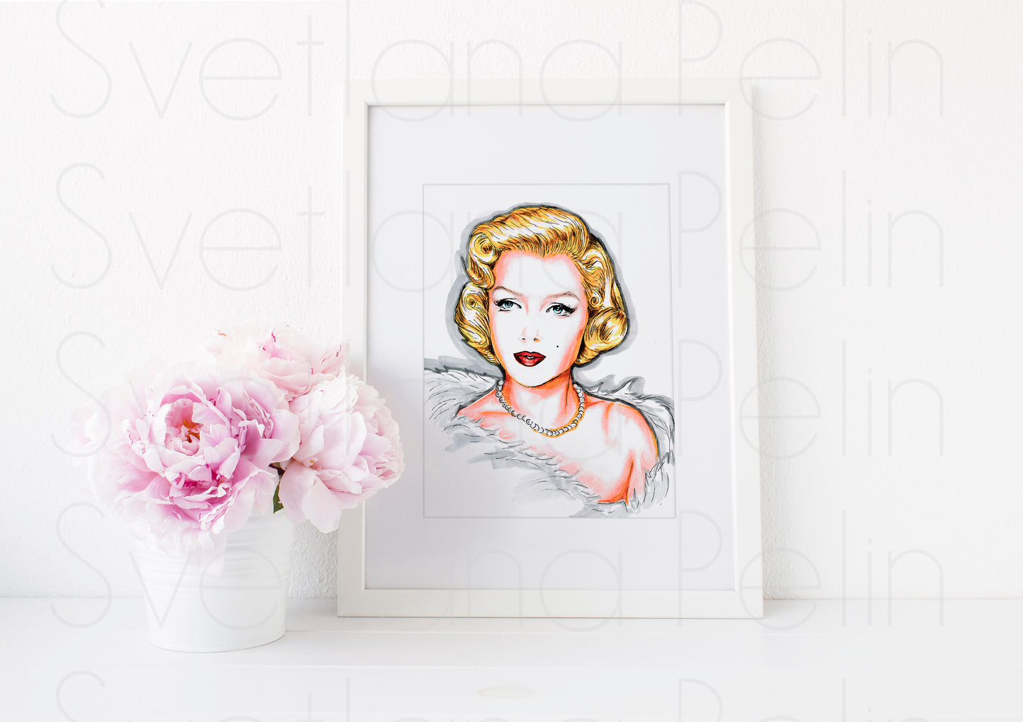 Marilyn Monroe, Frank Powolny, ART PRINT Signed by Artist