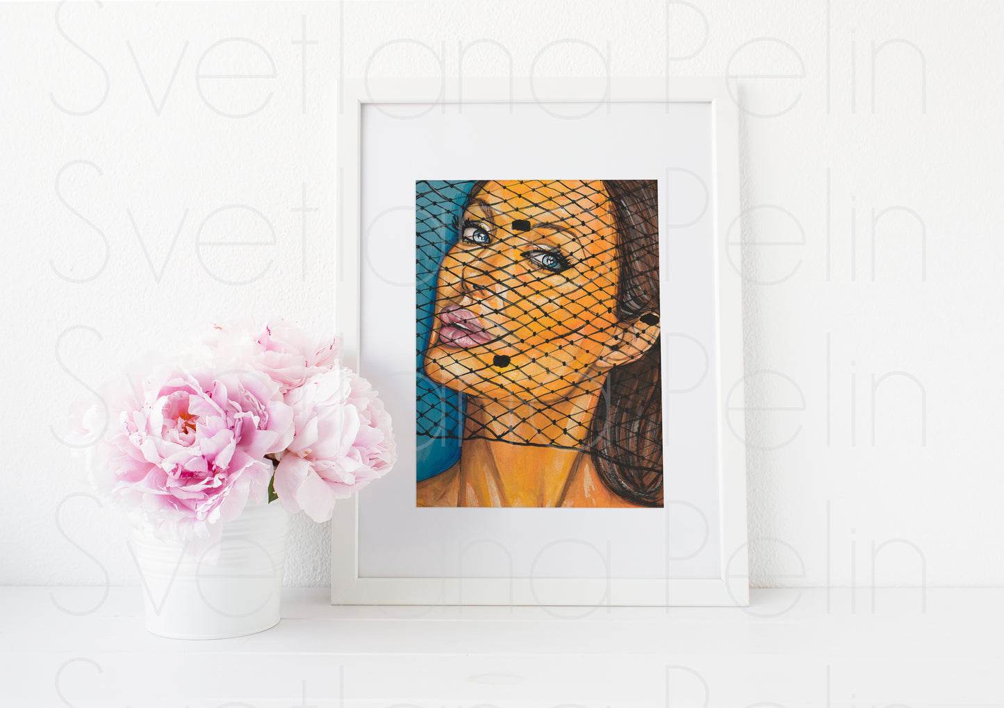 Angelina Jolie, ART PRINT Signed by Artist