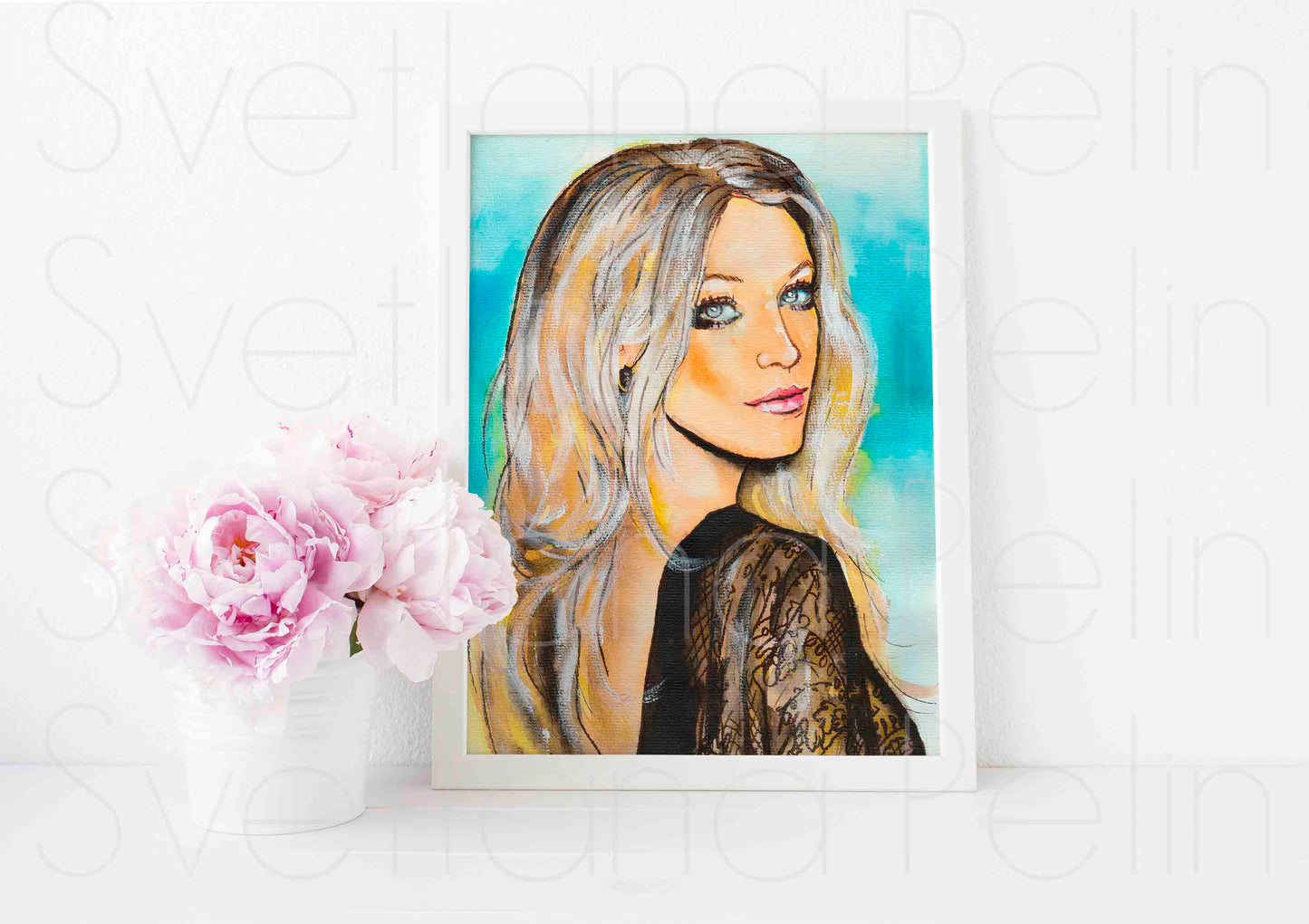 Blake Lively, ART PRINT Signed by Artist