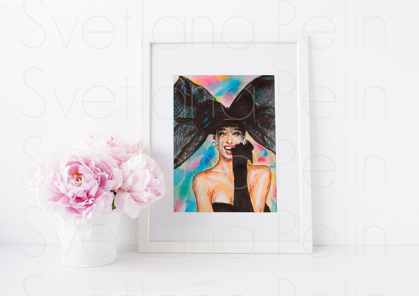 Christy Turlington, ART PRINT Signed by Artist