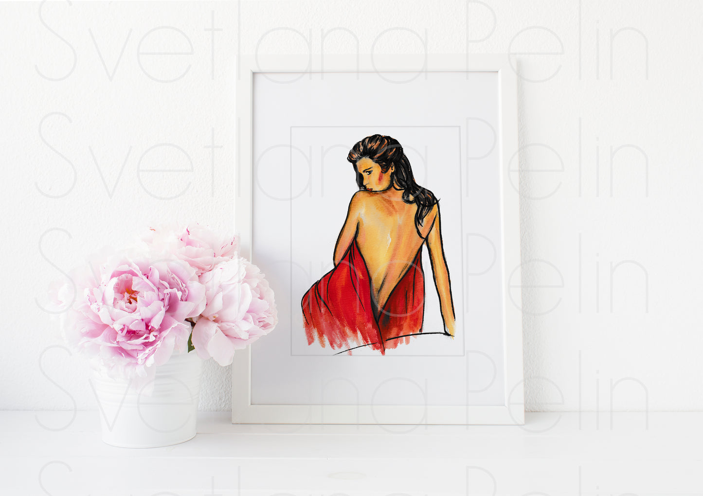 Gia Carangi, ART PRINT Signed by Artist
